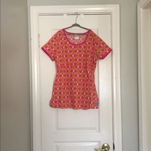 Colorful Izzy scrubs in size small